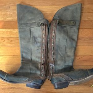 Jeffery Campbell tall boots with zipper